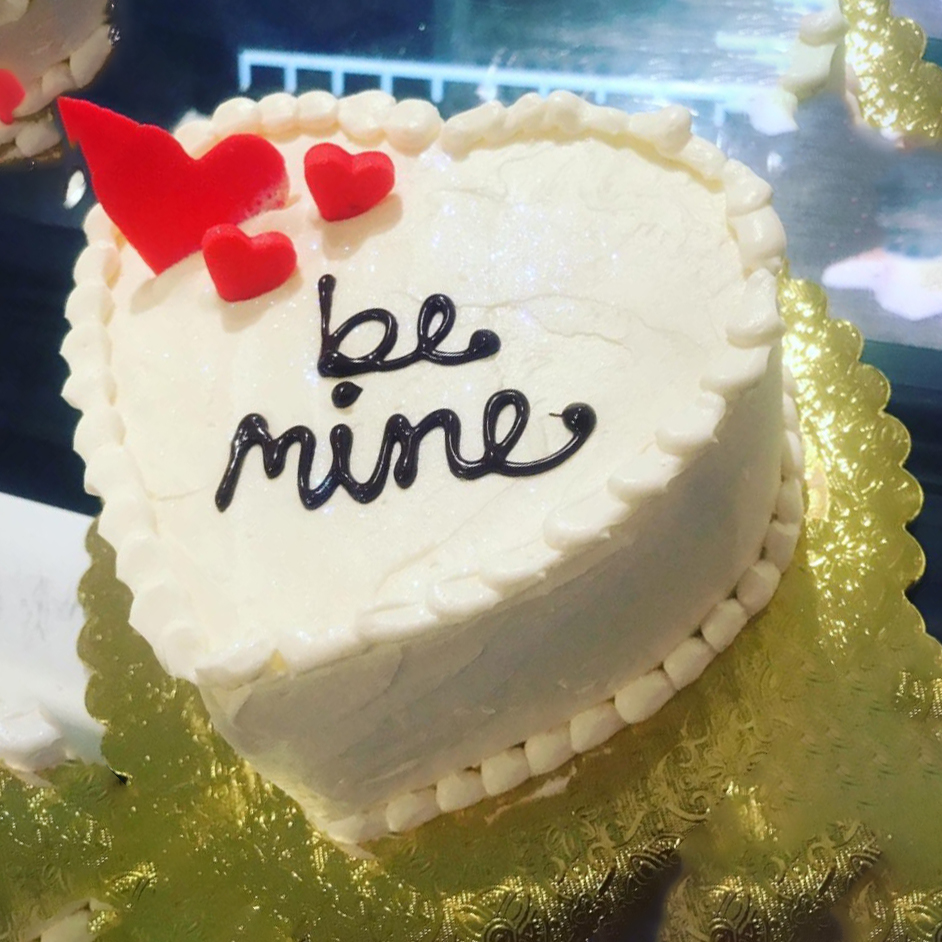Custom Valentines Cake from Bella Bakery